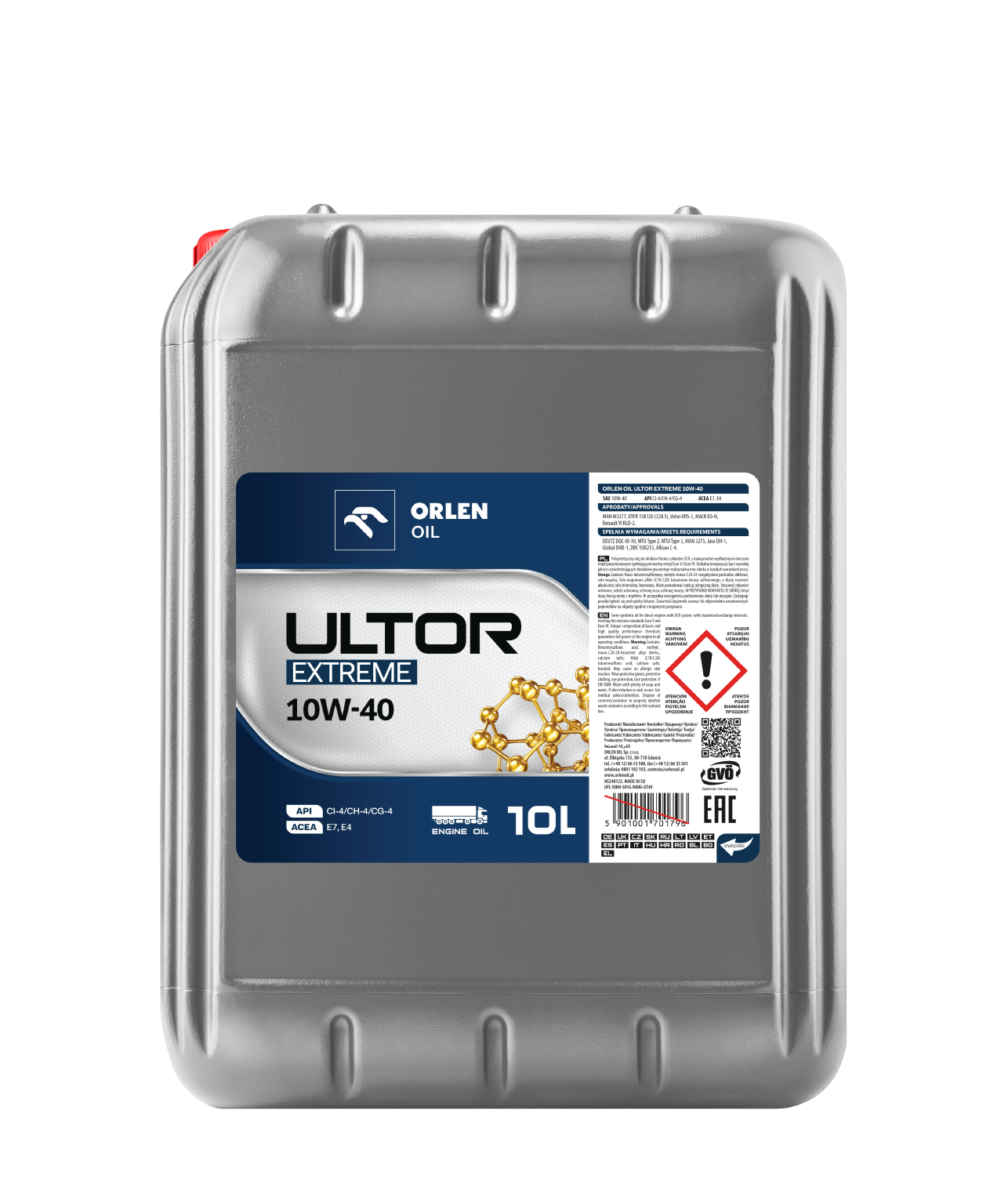 Олива моторна ORLEN O.OIL ULTOR EXTREME 10w40